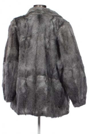 Дамско кожено палто Unbranded, Размер XL, Цвят Сив, Цена 219,99 лв.