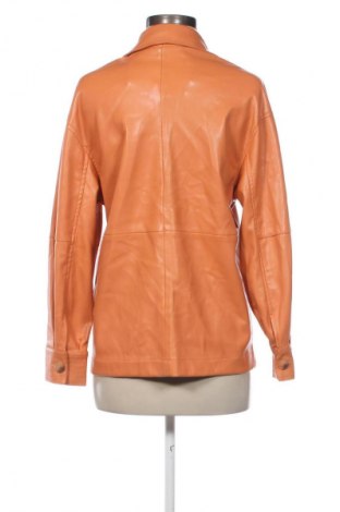 Damen Lederjacke Bershka, Größe S, Farbe Orange, Preis € 23,53