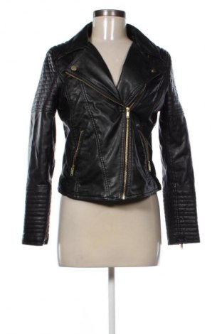 Női bőrdzseki H&M Divided, Méret M, Szín Fekete, Ár 22 040 Ft