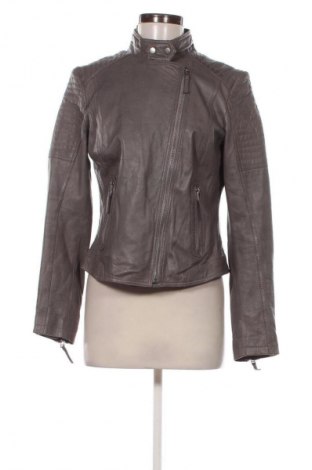 Geacă de piele pentru femei Unbranded, Mărime M, Culoare Gri, Preț 185,99 Lei
