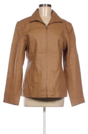 Damska kurtka skórzana Unbranded, Rozmiar L, Kolor Beżowy, Cena 146,99 zł