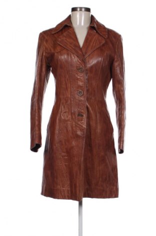 Дамско кожено яке Unbranded, Размер L, Цвят Кафяв, Цена 63,99 лв.