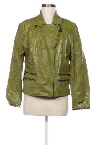 Damen Lederjacke W Collection, Größe M, Farbe Grün, Preis 16,99 €
