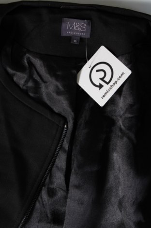 Дамско палто Marks & Spencer, Размер XL, Цвят Черен, Цена 84,99 лв.