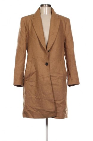 Дамско палто Zara, Размер XL, Цвят Бежов, Цена 64,99 лв.