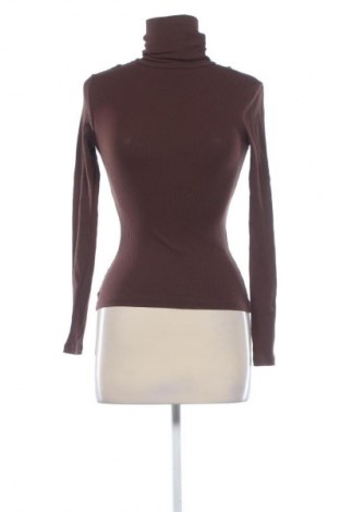 Damen Rollkragen Pieces, Größe XS, Farbe Braun, Preis 7,99 €