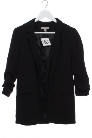 Дамско сако H&M, Размер XS, Цвят Черен, Цена 48,00 лв.
