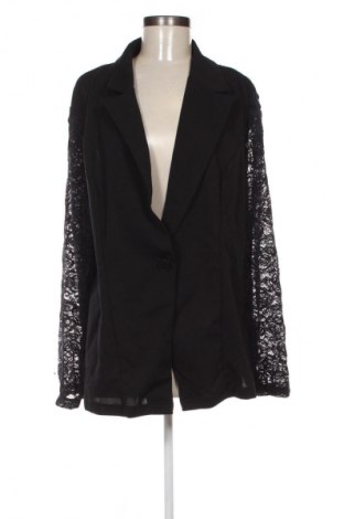 Damski żakiet SHEIN, Rozmiar 4XL, Kolor Czarny, Cena 157,99 zł
