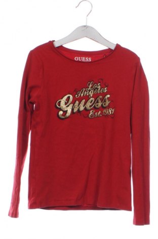Dziecięca bluzka Guess, Rozmiar 9-10y/ 140-146 cm, Kolor Czerwony, Cena 51,99 zł