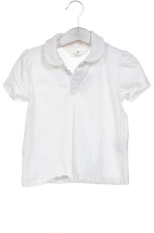 Dziecięca bluzka H&M, Rozmiar 4-5y/ 110-116 cm, Kolor Biały, Cena 22,99 zł