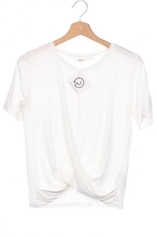 Kinder Shirt H&M, Größe 14-15y/ 168-170 cm, Farbe Ecru, Preis 6,06 €