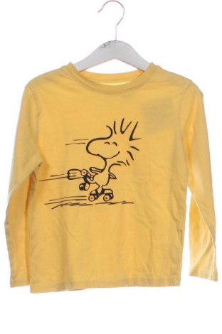 Dziecięca bluzka H&M, Rozmiar 4-5y/ 110-116 cm, Kolor Żółty, Cena 27,59 zł