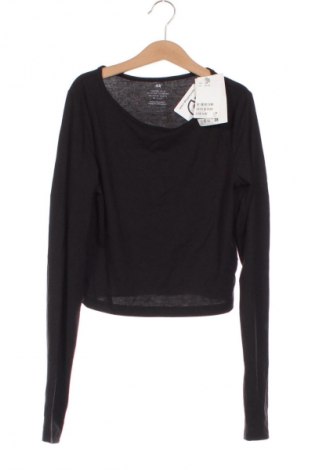 Dětská halenka  H&M, Velikost 11-12y/ 152-158 cm, Barva Černá, Cena  226,00 Kč