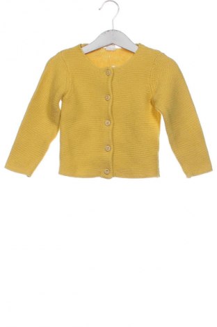 Kinder Strickjacke H&M, Größe 12-18m/ 80-86 cm, Farbe Gelb, Preis 8,70 €