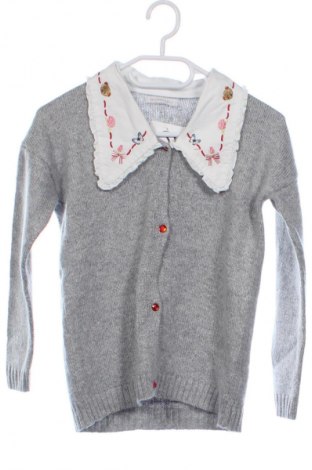 Kinder Strickjacke Monnalisa, Größe 7-8y/ 128-134 cm, Farbe Grau, Preis 30,69 €
