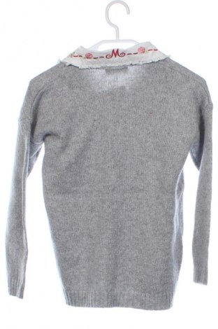Kinder Strickjacke Monnalisa, Größe 7-8y/ 128-134 cm, Farbe Grau, Preis 30,69 €