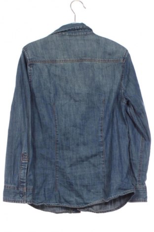 Kinderhemd Zara, Größe 7-8y/ 128-134 cm, Farbe Blau, Preis 7,00 €