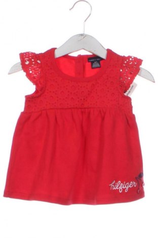 Παιδικό φόρεμα Tommy Hilfiger, Μέγεθος 1-2m/ 50-56 εκ., Χρώμα Κόκκινο, Τιμή 19,99 €