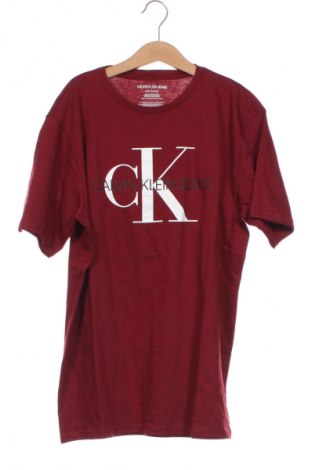 Dětské tričko  Calvin Klein Jeans, Velikost 13-14y/ 164-168 cm, Barva Červená, Cena  739,00 Kč