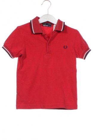 Gyerek póló Fred Perry, Méret 4-5y / 110-116 cm, Szín Piros, Ár 4 002 Ft