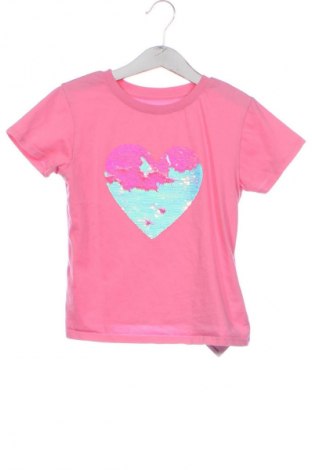 Dziecięcy T-shirt H&M, Rozmiar 6-7y/ 122-128 cm, Kolor Różowy, Cena 27,59 zł