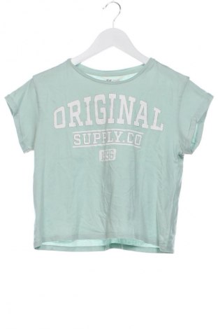 Детска тениска H&M, Размер 12-13y/ 158-164 см, Цвят Зелен, Цена 7,99 лв.