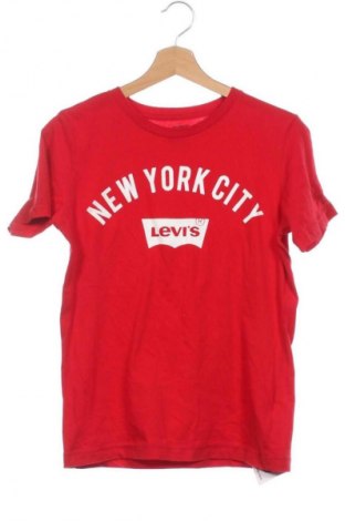 Детска тениска Levi's, Размер 10-11y/ 146-152 см, Цвят Червен, Цена 12,99 лв.