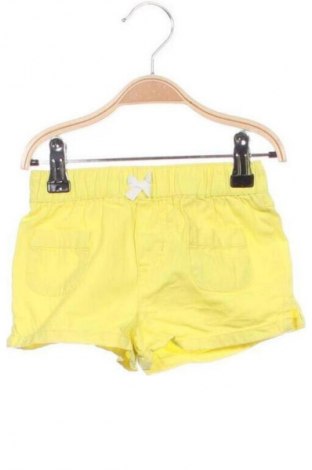 Kinder Shorts Carter's, Größe 3-4y/ 104-110 cm, Farbe Gelb, Preis 7,00 €