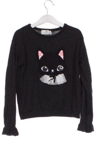 Kinderpullover H&M, Größe 6-7y/ 122-128 cm, Farbe Schwarz, Preis 8,70 €