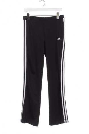 Детско спортно долнище Adidas, Размер 12-13y/ 158-164 см, Цвят Черен, Цена 33,24 лв.