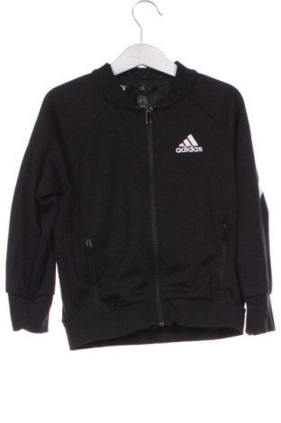 Детско спортно горнище Adidas, Размер 4-5y/ 110-116 см, Цвят Черен, Цена 40,99 лв.