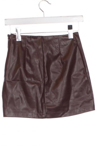 Skórzana spódnica H&M Divided, Rozmiar XS, Kolor Brązowy, Cena 43,99 zł