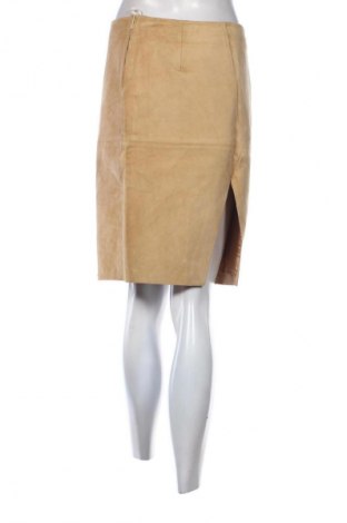 Lederrock Sisley, Größe M, Farbe Beige, Preis € 55,79