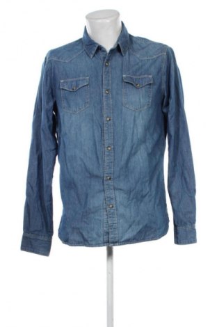 Herrenhemd Funky Buddha, Größe XL, Farbe Blau, Preis € 11,99