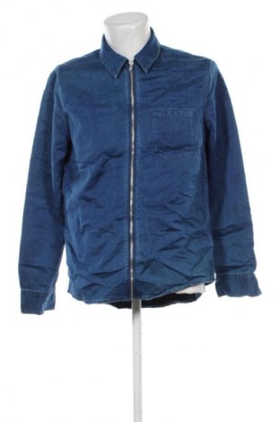 Мъжка риза H&M, Размер M, Цвят Син, Цена 18,99 лв.