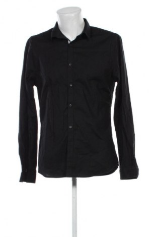 Cămașă de bărbați River Island, Mărime L, Culoare Negru, Preț 89,47 Lei