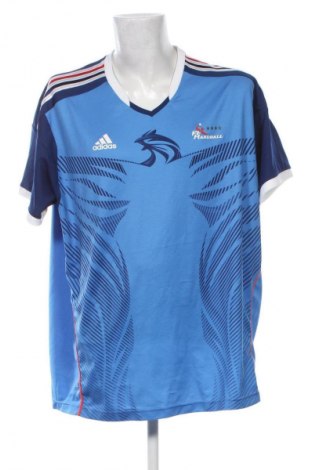 Herren T-Shirt Adidas, Größe 3XL, Farbe Blau, Preis 13,99 €