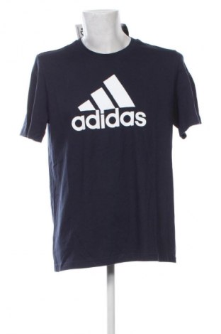 Herren T-Shirt Adidas, Größe L, Farbe Blau, Preis € 31,99