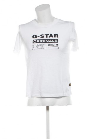 Herren T-Shirt G-Star Raw, Größe S, Farbe Weiß, Preis € 32,99