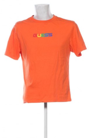 Ανδρικό t-shirt Guess, Μέγεθος M, Χρώμα Πορτοκαλί, Τιμή 42,42 €