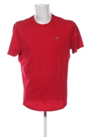 Ανδρικό t-shirt Hollister, Μέγεθος XL, Χρώμα Κόκκινο, Τιμή 10,99 €