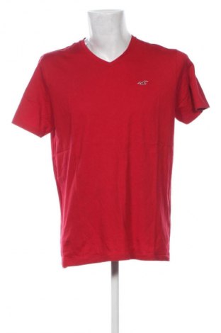 Ανδρικό t-shirt Hollister, Μέγεθος XL, Χρώμα Κόκκινο, Τιμή 9,99 €