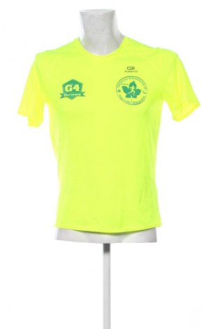 Herren T-Shirt Kalenji, Größe M, Farbe Gelb, Preis 6,65 €