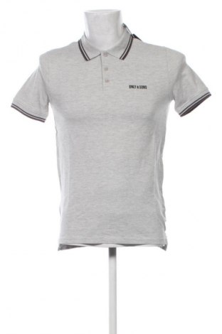 Tricou de bărbați Only & Sons, Mărime S, Culoare Gri, Preț 86,99 Lei