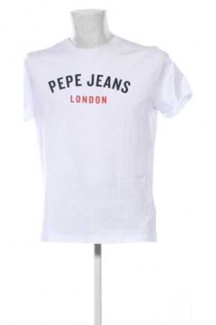 Herren T-Shirt Pepe Jeans, Größe M, Farbe Weiß, Preis € 35,99