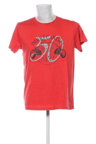 Herren T-Shirt Pierre Cardin, Größe XL, Farbe Rot, Preis € 9,99