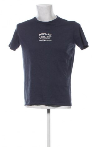 Herren T-Shirt Replay, Größe M, Farbe Blau, Preis € 28,57