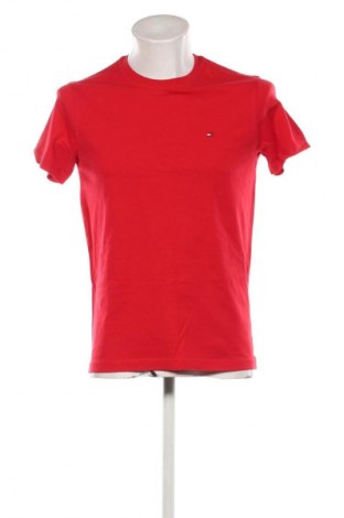 Мъжка тениска Tommy Hilfiger, Размер M, Цвят Червен, Цена 77,00 лв.