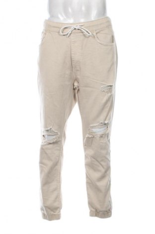 Herren Jeans Bershka, Größe L, Farbe Beige, Preis 19,95 €