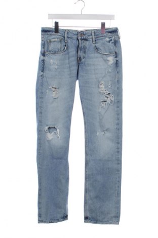 Męskie jeansy Guess, Rozmiar M, Kolor Niebieski, Cena 122,99 zł